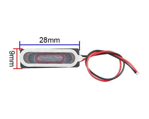 Planet Gates GHXAMP 09*28mm Small Speaker 8Ohm 1W Internal Magnetic Loudspeaker For Fingerprint Lock Monitor Interphone Audio Driver Unit 2pc