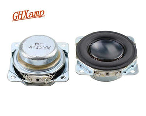 Planet Gates GHXAMP 1.5 Inch 40mm Full Range Speaker 4Ohm 5W Neodymium Bluetooth Speaker Aluminum Basin Repair Audio Driver Diy 2pc