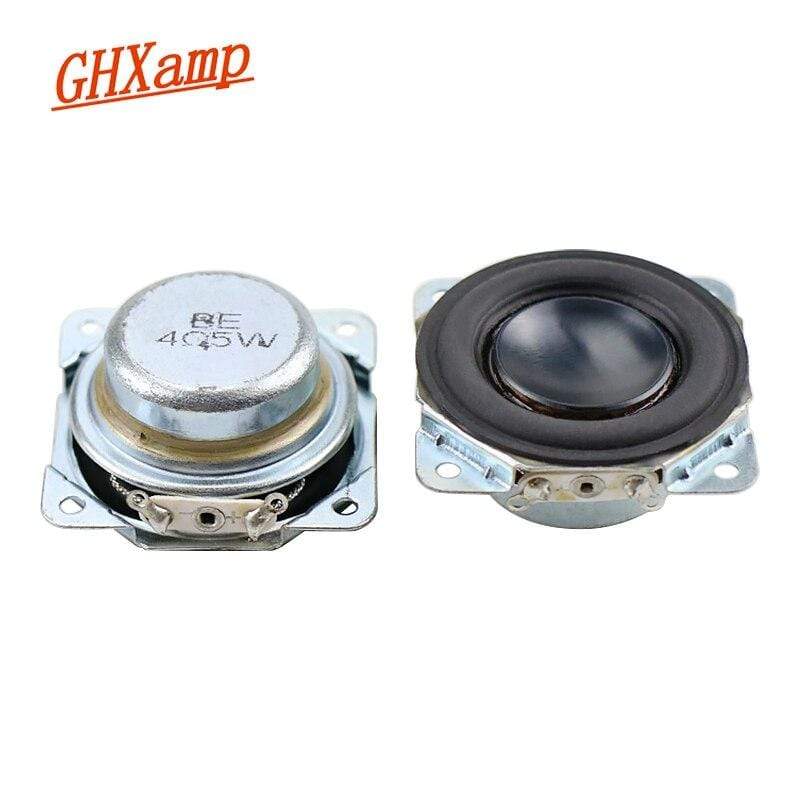 Planet Gates GHXAMP 1.5 Inch 40mm Full Range Speaker 4Ohm 5W Neodymium Bluetooth Speaker Aluminum Basin Repair Audio Driver Diy 2pc
