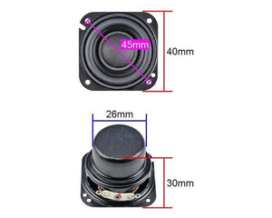 Planet Gates GHXAMP 1.5 Inch 40mm Neodymium Speaker Full Range Loudspeaker Driver 4OHM 10W For High-end Audio Unit