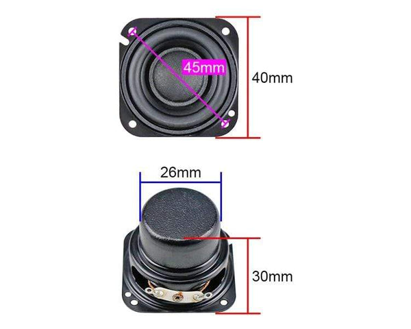 Planet Gates GHXAMP 1.5 Inch 40mm Neodymium Speaker Full Range Loudspeaker Driver 4OHM 10W For High-end Audio Unit