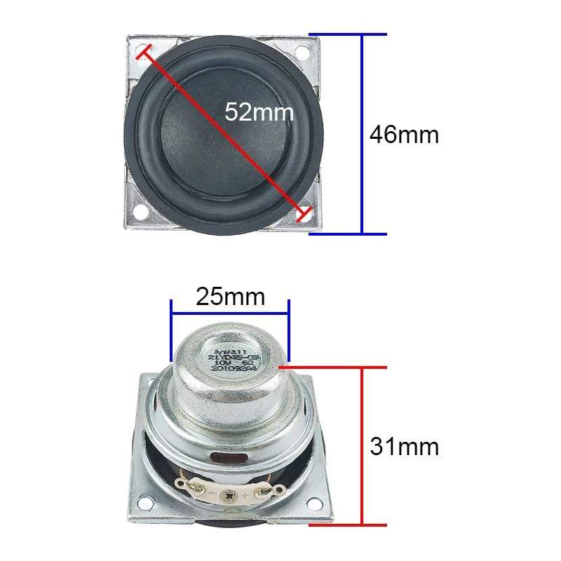 Planet Gates GHXAMP 1.75 Inch Speaker Unit 45mm EAW Anya Line Array Speaker 6OHM 15W Replace Flip Tmall Series Audio Driver 2PCS