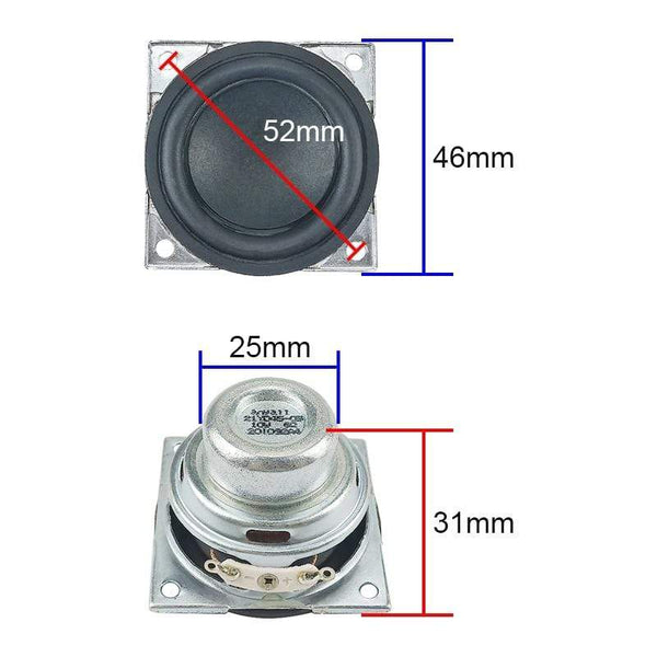 Planet Gates GHXAMP 1.75 Inch Speaker Unit 45mm EAW Anya Line Array Speaker 6OHM 15W Replace Flip Tmall Series Audio Driver 2PCS