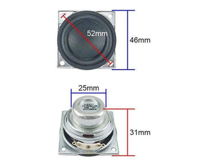 Planet Gates GHXAMP 1.75 Inch Speaker Unit 45mm EAW Anya Line Array Speaker 6OHM 15W Replace Flip Tmall Series Audio Driver 2PCS