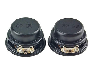 Planet Gates GHXAMP 1 Inch 31mm Full Range Speaker 8Ohm 3W Aluminum Film Rubber Edge Full Range Driver For Audio Parts Diy