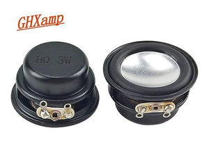 Planet Gates GHXAMP 1 Inch 31mm Full Range Speaker 8Ohm 3W Aluminum Film Rubber Edge Full Range Driver For Audio Parts Diy