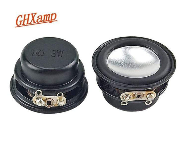 Planet Gates GHXAMP 1 Inch 31mm Full Range Speaker 8Ohm 3W Aluminum Film Rubber Edge Full Range Driver For Audio Parts Diy