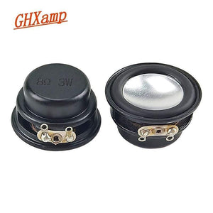 Planet Gates GHXAMP 1 Inch 31mm Full Range Speaker 8Ohm 3W Aluminum Film Rubber Edge Full Range Driver For Audio Parts Diy