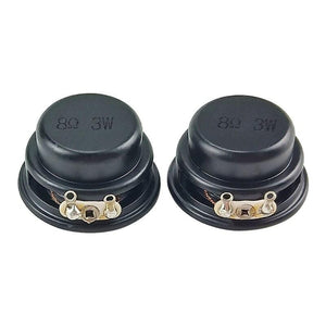 Planet Gates GHXAMP 1 Inch 31mm Full Range Speaker 8Ohm 3W Aluminum Film Rubber Edge Full Range Driver For Audio Parts Diy