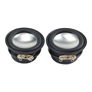 Planet Gates GHXAMP 1 Inch 31mm Full Range Speaker 8Ohm 3W Aluminum Film Rubber Edge Full Range Driver For Audio Parts Diy