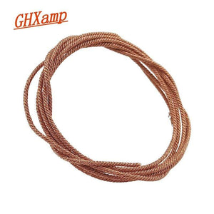 Planet Gates GHXAMP 1M Subwoofer Speaker Lead Wire Braided Copper Wire For 5" 6.5" 8" 10"Inch Woofer PA Speaker Voice Coil Repair