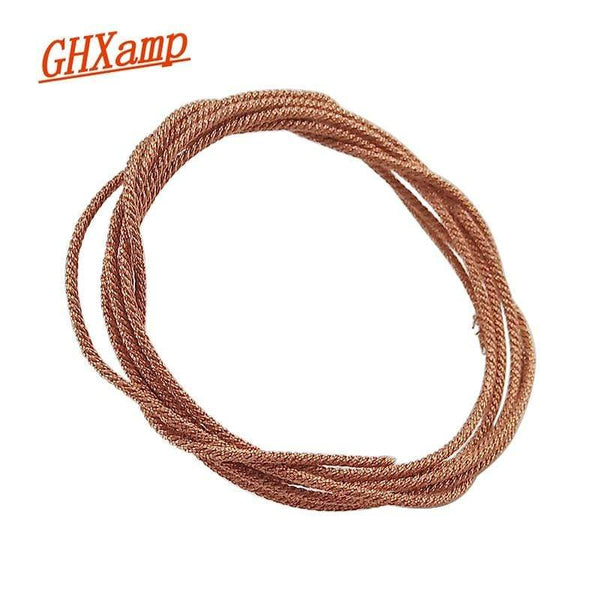 Planet Gates GHXAMP 1M Subwoofer Speaker Lead Wire Braided Copper Wire For 5" 6.5" 8" 10"Inch Woofer PA Speaker Voice Coil Repair