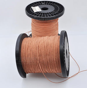 Planet Gates GHXAMP 1M Subwoofer Speaker Lead Wire Braided Copper Wire For 5" 6.5" 8" 10"Inch Woofer PA Speaker Voice Coil Repair