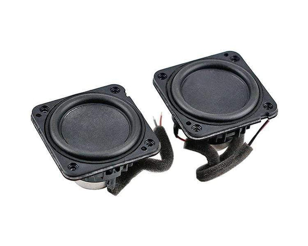 Planet Gates GHXAMP 2.25 Inch Full Range Speaker Neodymium Loudspeaker Unit 4OHM 20W Full Frequency Audio Driver Large Stroke ABS Frame 2PCS