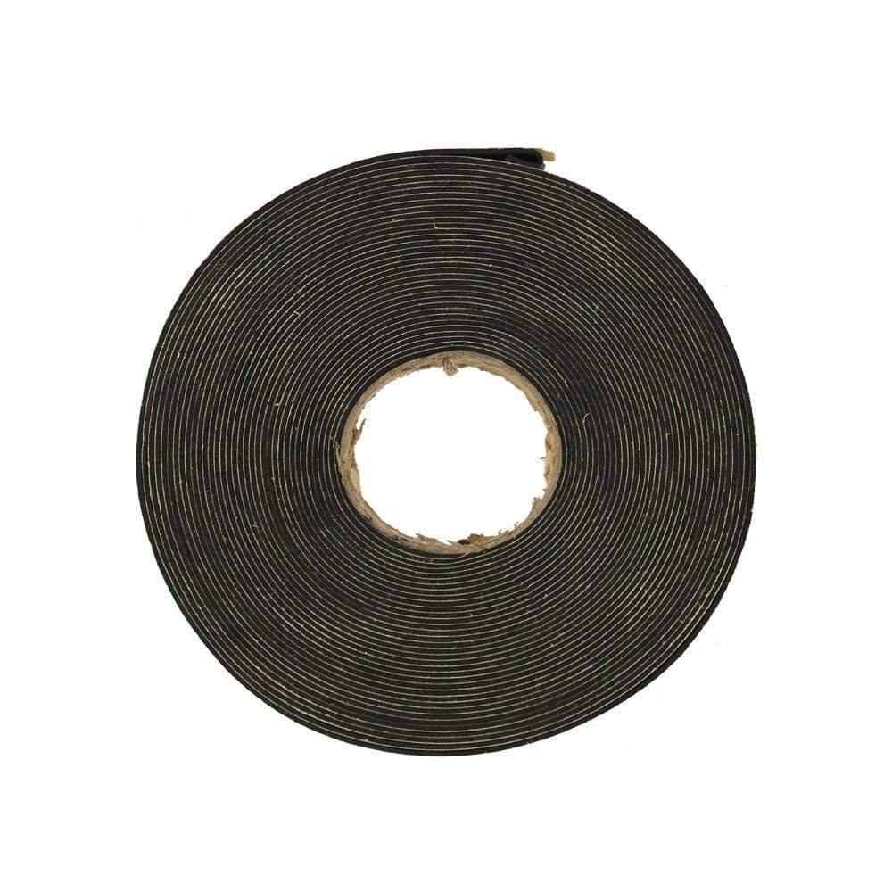 GHXAMP 2 Meter 10*1MM EVA Speaker Repair Sealing Strip Loudspeaker Black Single-sided Plastic Shockproof Absorber Gasket Seal