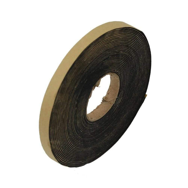 GHXAMP 2 Meter 10*1MM EVA Speaker Repair Sealing Strip Loudspeaker Black Single-sided Plastic Shockproof Absorber Gasket Seal