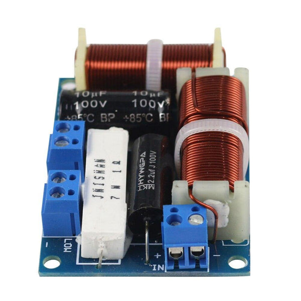 GHXAMP 2 Way Crossover Audio Speaker Board MINI Tweeter Bass Bookshelf HIFI Loudspeaker Frequency Divider Universal 80W 2PCS