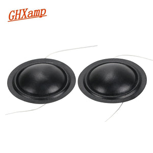 Planet Gates GHXAMP 25.4mm 25.5mm Tweeters Voice Coil 1 inch 6ohm 8ohm Silk Diaphragm Membrane KSV Treble Speaker Repair accessories DIY 2PCS