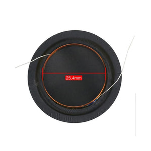 Planet Gates GHXAMP 25.4mm 25.5mm Tweeters Voice Coil 1 inch 6ohm 8ohm Silk Diaphragm Membrane KSV Treble Speaker Repair accessories DIY 2PCS