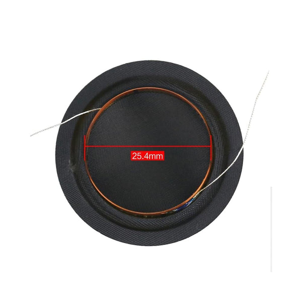 Planet Gates GHXAMP 25.4mm 25.5mm Tweeters Voice Coil 1 inch 6ohm 8ohm Silk Diaphragm Membrane KSV Treble Speaker Repair accessories DIY 2PCS
