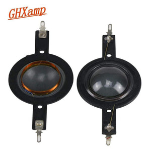 Planet Gates GHXAMP 25.4mm Dome Tweeter Voice Coil Transparent Silk Film Horn Tweeter Diaphragm Driver 25 Core Treble 6OHM 8OHM DIY 2PCS