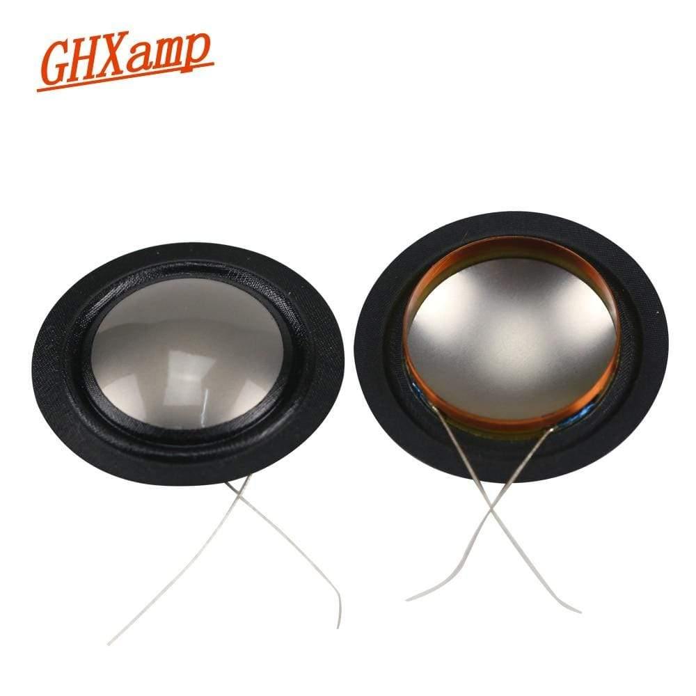 Ghxamp 25.4MM Voice Coil Imported Metal Titanium Composite Silk Diaphragm 25 Core Tweeter Speaker Repair Same Side 8OHM 1Pairs