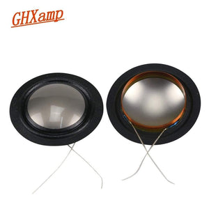 Ghxamp 25.4MM Voice Coil Imported Metal Titanium Composite Silk Diaphragm 25 Core Tweeter Speaker Repair Same Side 8OHM 1Pairs