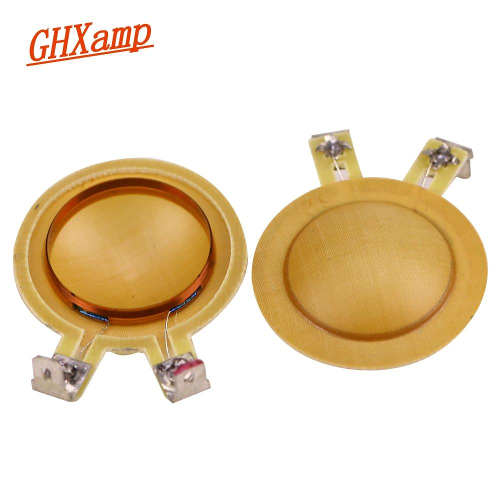 Planet Gates Ghxamp 25.5MM 25.4MM Horn Resin Diaphragm Treble Voice Coil tweeter Film Driver Head speaker Repair 4.1-8OHM Universal 1Pairs