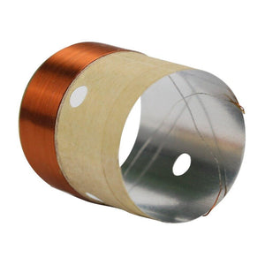 GHXAMP 25.5MM Core BASS Voice Coil 8ohm White Aluminum With Sound Air Outlet Hole For 4 INCH -10 INCH Speaker Repair DIY 1 Pairs