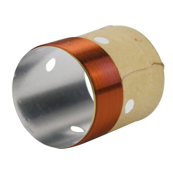 GHXAMP 25.5MM Core BASS Voice Coil 8ohm White Aluminum With Sound Air Outlet Hole For 4 INCH -10 INCH Speaker Repair DIY 1 Pairs