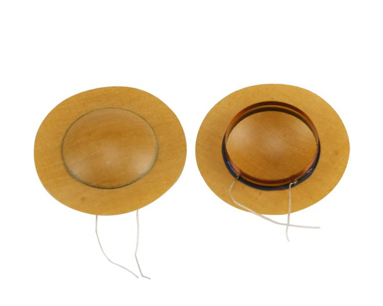 Planet Gates Ghxamp 25.5mm Treble Voice Coil Round Wires Horn Resin Sound Diaphragm Tweeter Speaker Repair Film Driver Head 6OHM 8OHM 1Pairs