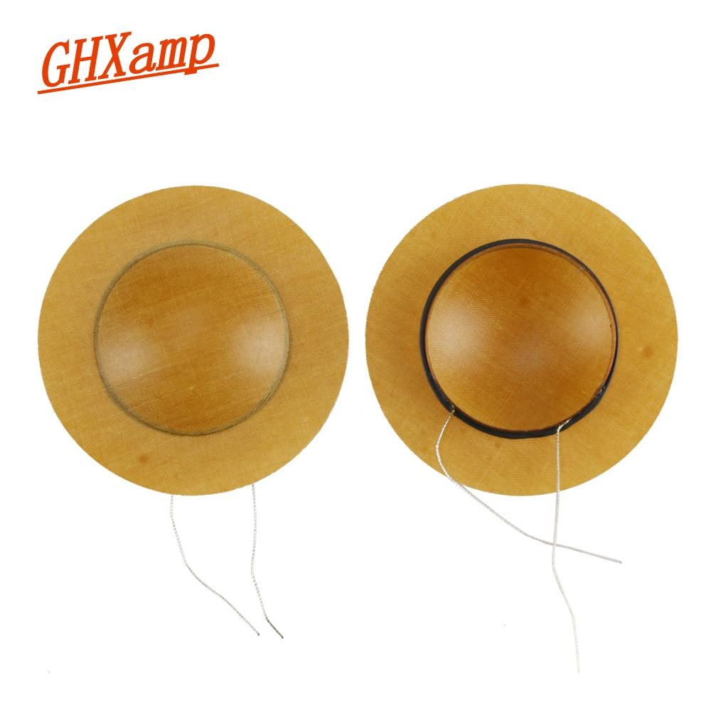 Planet Gates Ghxamp 25.5mm Treble Voice Coil Round Wires Horn Resin Sound Diaphragm Tweeter Speaker Repair Film Driver Head 6OHM 8OHM 1Pairs