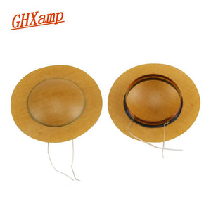 Planet Gates Ghxamp 25.5mm Treble Voice Coil Round Wires Horn Resin Sound Diaphragm Tweeter Speaker Repair Film Driver Head 6OHM 8OHM 1Pairs
