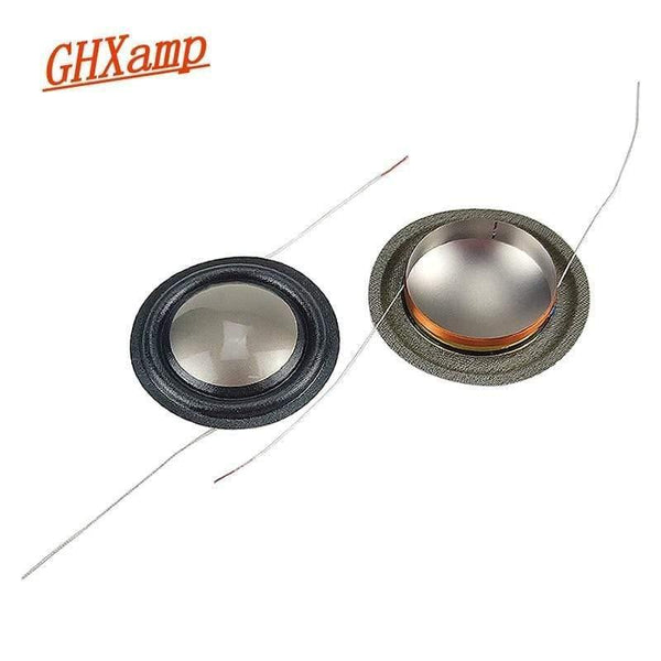 GHXAMP 25.9mm Tweeter Voice Coil Titanium Film 8ohm Speaker Repair Parts 26 Core For B&W Speaker Copper Clad Aluminum Coil 2PCS