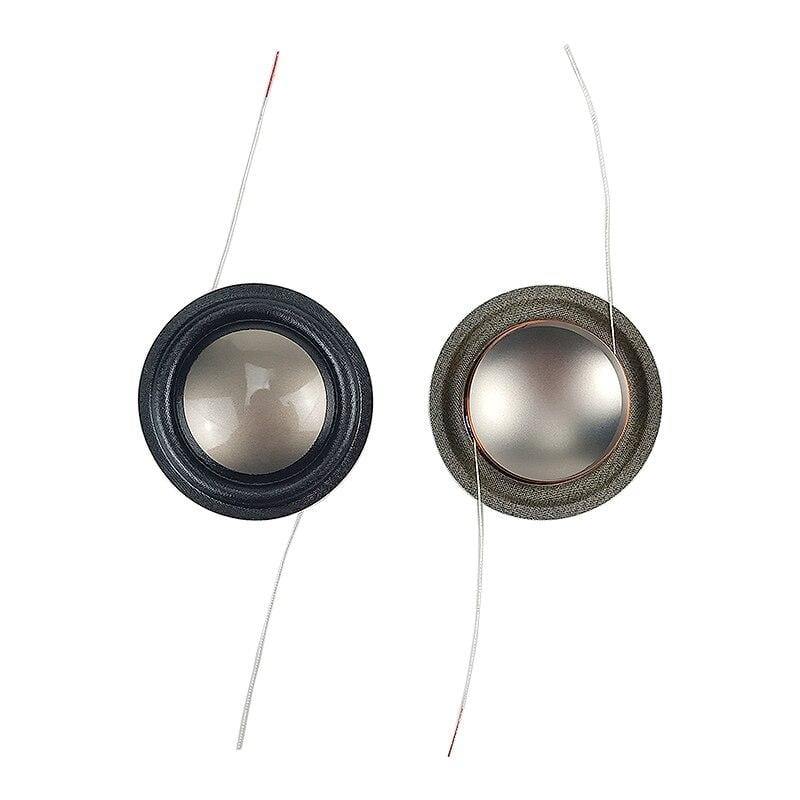 GHXAMP 25.9mm Tweeter Voice Coil Titanium Film 8ohm Speaker Repair Parts 26 Core For B&W Speaker Copper Clad Aluminum Coil 2PCS