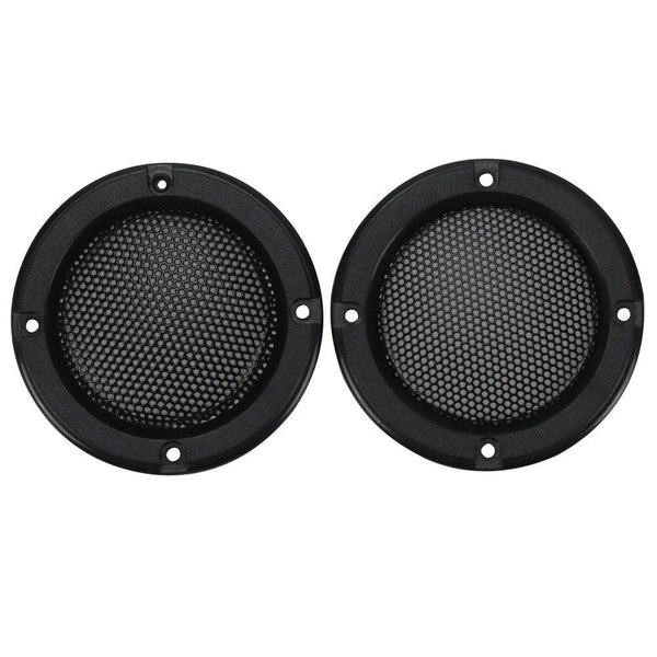GHXAMP 2PCS 2 Inch Black Car Speaker Grill Mesh Enclosure Net Protective Cover DIY Speaker Accessories
