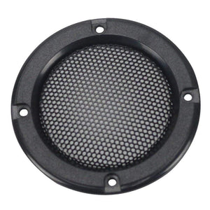 GHXAMP 2PCS 2 Inch Black Car Speaker Grill Mesh Enclosure Net Protective Cover DIY Speaker Accessories
