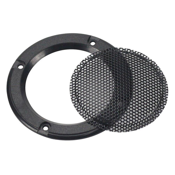 GHXAMP 2PCS 2 Inch Black Car Speaker Grill Mesh Enclosure Net Protective Cover DIY Speaker Accessories