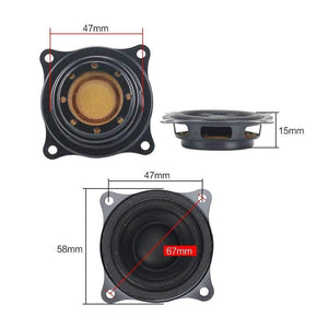 GHXAMP 2PCS 2 Inch Passive Radiator Speaker Bass Auxiliary Woofer Gain For Subwoofer Speaker DIY