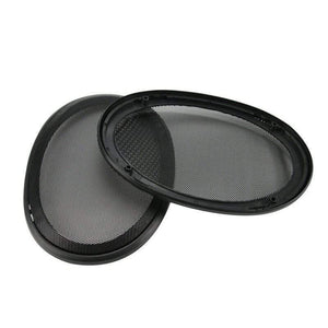 GHXAMP 2PCS 6*9 Inch Car Speaker Mesh Enclosure Net Cover Protective Grill Mesh Plastic Frame + Metal Cover