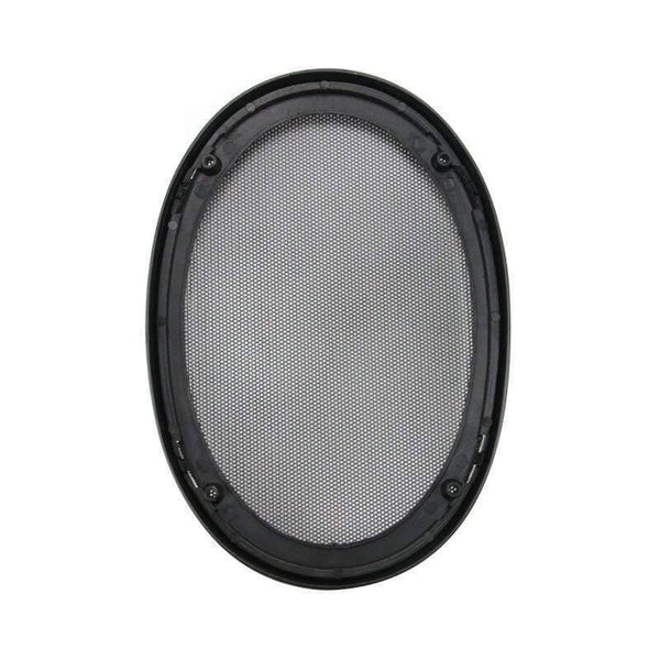 GHXAMP 2PCS 6*9 Inch Car Speaker Mesh Enclosure Net Cover Protective Grill Mesh Plastic Frame + Metal Cover
