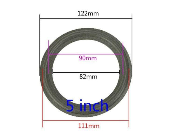 Planet Gates GHXAMP 2PCS Speaker Foam Repair Folding Edge Ring Subwoofer Speaker Repair Accessories DIY 5 INCH 6.5INCH 8 INCH 10 12 INCH