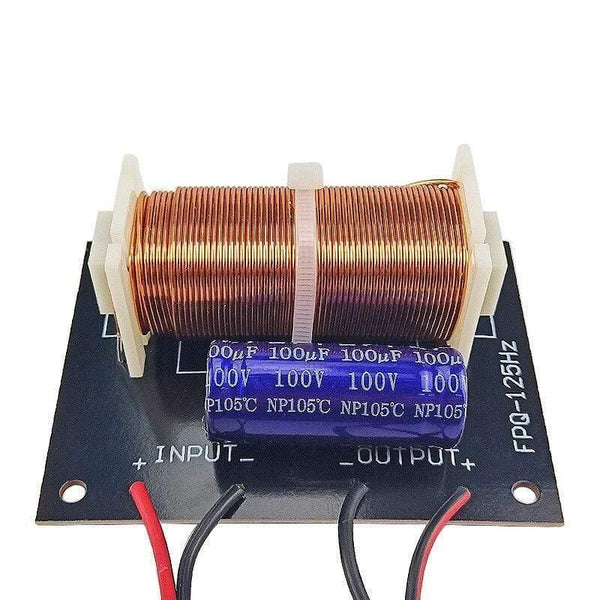 GHXAMP 300W Subwoofer Crossover With Cable 125Hz Woofer Subwoofer Dedicated Frequency Divider For 5-12 Inch Woofer Speaker 2pcs