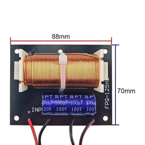 GHXAMP 300W Subwoofer Crossover With Cable 125Hz Woofer Subwoofer Dedicated Frequency Divider For 5-12 Inch Woofer Speaker 2pcs