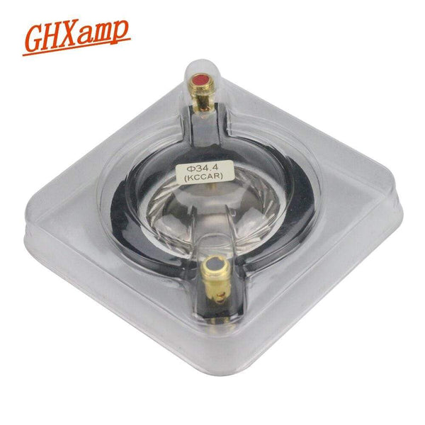 Planet Gates GHXAMP 34.4MM Tweeter Diaphragm Voice Coil Titanium Film Flat aluminum Driver 34.5 core components With Column 90MM 1Pairs