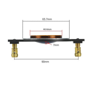 Planet Gates GHXAMP 44.4MM Voice Coil Blue Film 44 Core Horn Tweeter Driver Diaphragm Treble Speaker Repair DIY 8OHM 70-250W High-end 2PCS