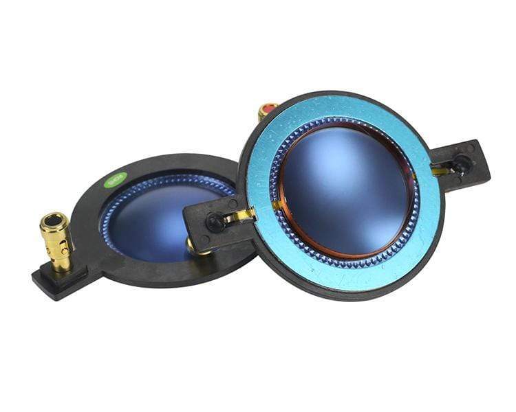 Planet Gates GHXAMP 44.4MM Voice Coil Blue Film 44 Core Horn Tweeter Driver Diaphragm Treble Speaker Repair DIY 8OHM 70-250W High-end 2PCS