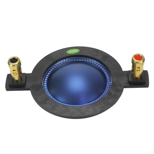 Planet Gates GHXAMP 44.4MM Voice Coil Blue Film 44 Core Horn Tweeter Driver Diaphragm Treble Speaker Repair DIY 8OHM 70-250W High-end 2PCS