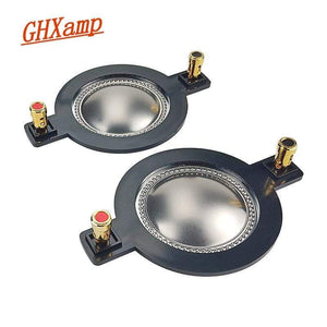 Planet Gates GHXAMP 51.3MM Voice Coil Titanium Film Horn Tweeter Diaphragm Driver Ring Treble Speaker Repair Accessories DIY 2PCS