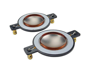Planet Gates GHXAMP 51.3MM Voice Coil Titanium Film Horn Tweeter Diaphragm Driver Ring Treble Speaker Repair Accessories DIY 2PCS